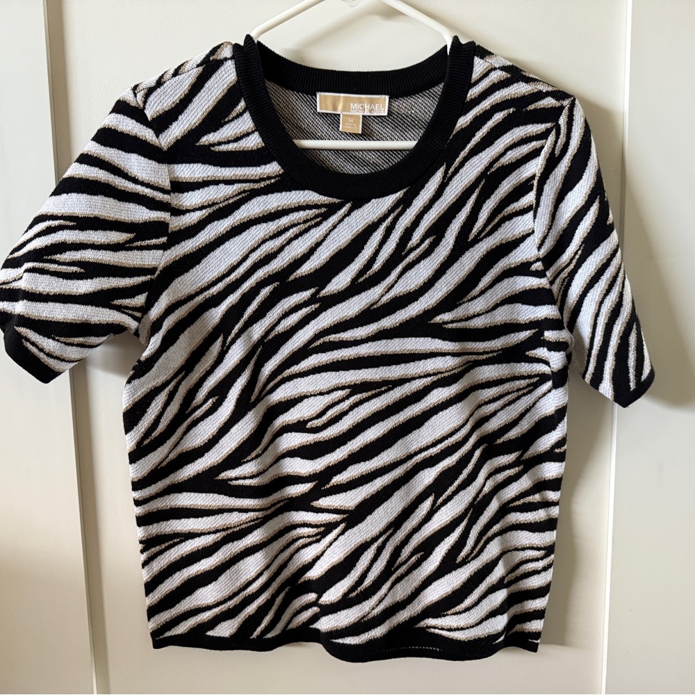 Women’s Short-Sleeved Sweater, Size M by Michael Kors